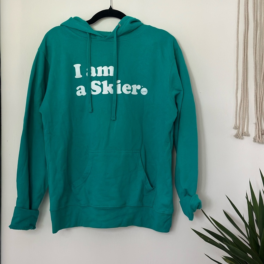 I am a skiier hoodie
